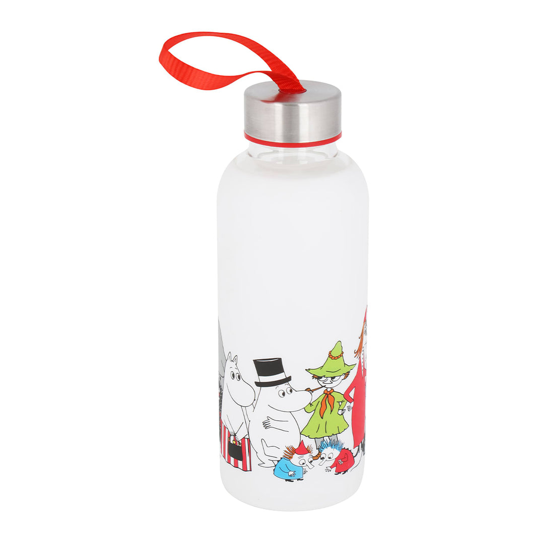 Characters Glass Bottle with silicone sleeve