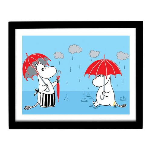 Moomin Art Print - Rain