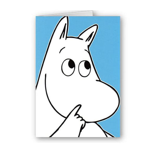 Moomin Card - Moomintroll Thinking