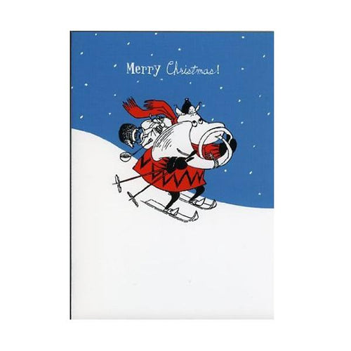 Moomin Christmas Card - Blue