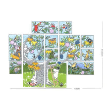 Load image into Gallery viewer, Moomin Deco Tree Tile - Thingummy and Bob
