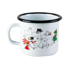 Load image into Gallery viewer, Enamel Mug - Moomin Family (Colors, 2.5dl)
