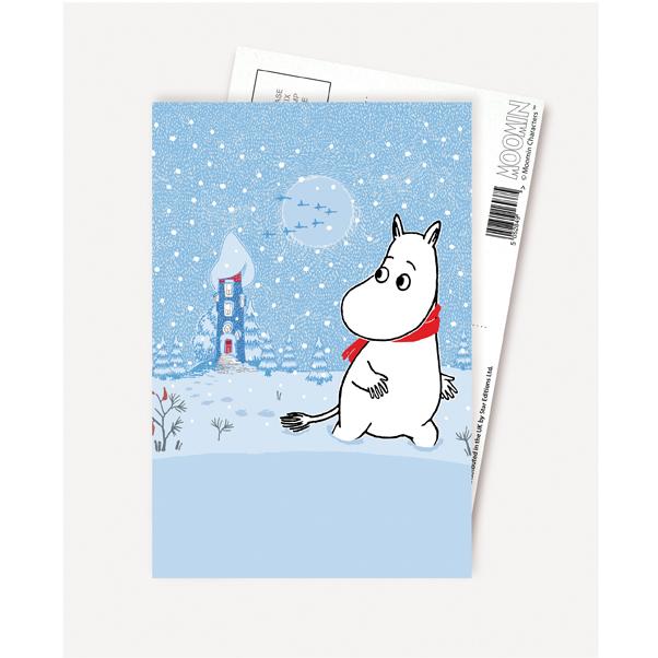Moomin Postcard - Moomin Winter