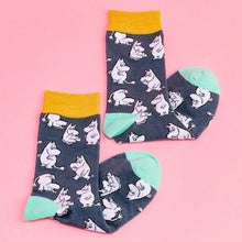 Load image into Gallery viewer, Socks - Moomintroll, Navy

