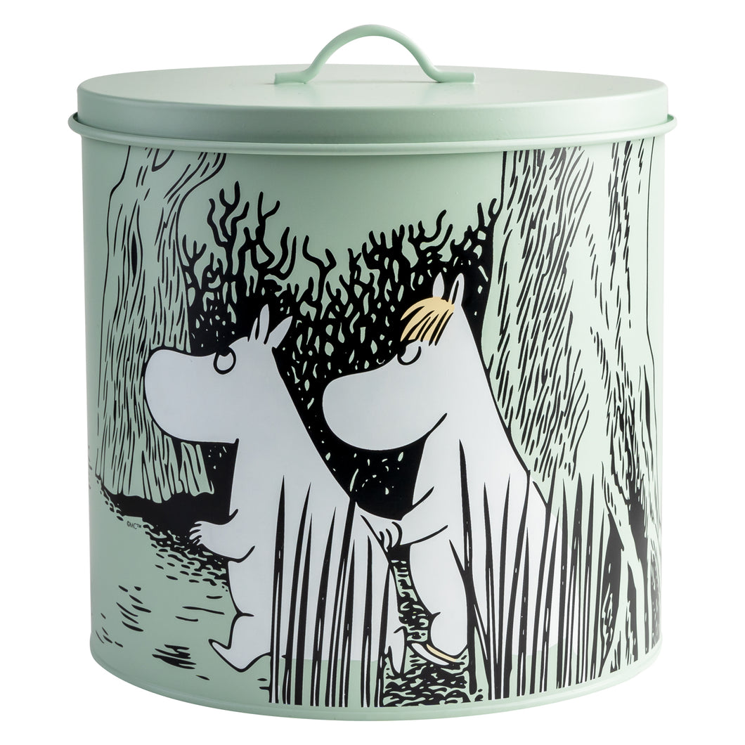 Moomin For Pets Tin Jar 21 cm Green