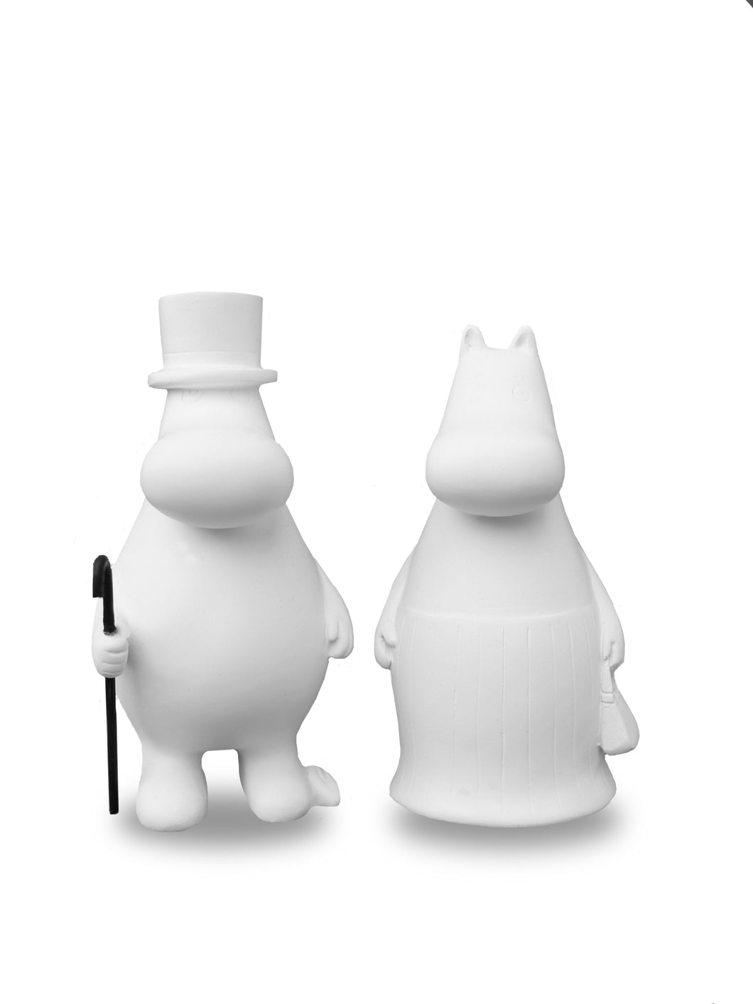 Moominmamma & Moominpappa Mini Statues