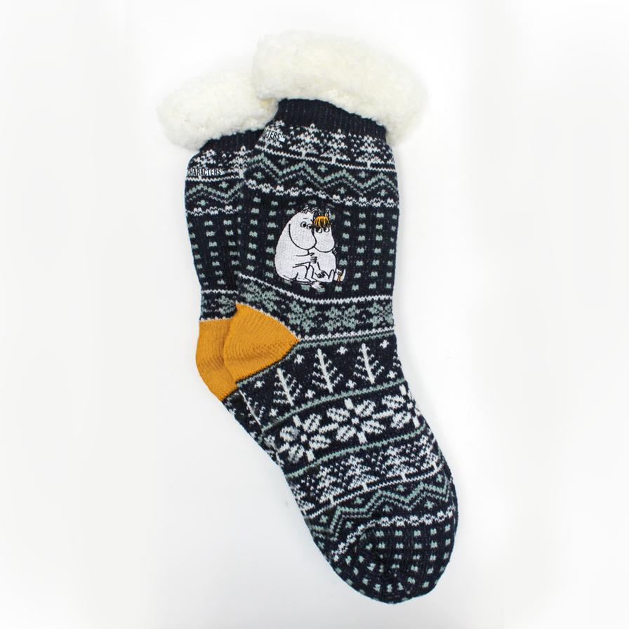 Moomin Slipper Socks With Winter Design