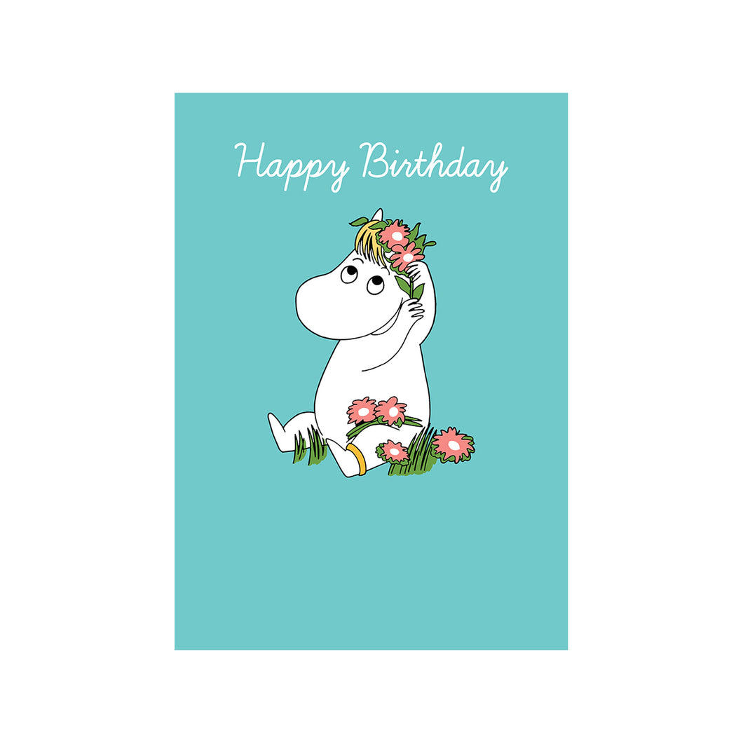 Birthday Card - Snorkmaiden Turquoise