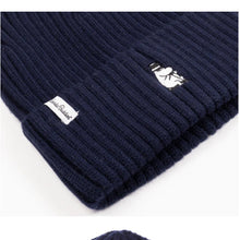 Load image into Gallery viewer, Moominpappa Winter Hat Beanie Adult - Navy Blue
