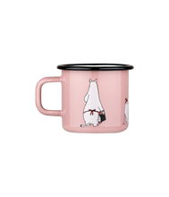 Load image into Gallery viewer, Moominmamma Retro Enamel Mug (3.7dl) - Pink
