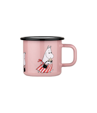 Load image into Gallery viewer, Moominmamma Retro Enamel Mug (3.7dl) - Pink
