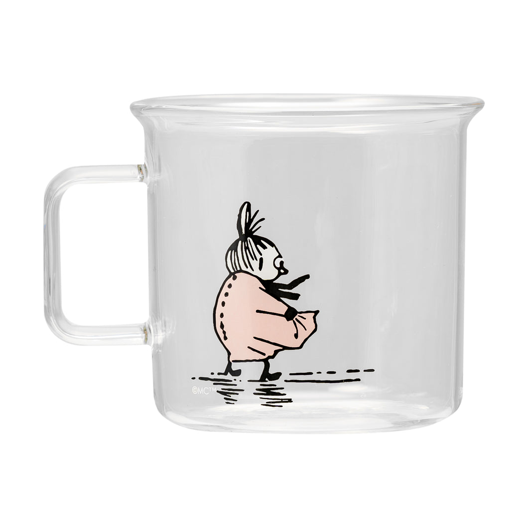 Moomin Glass Mug Little My - Clear