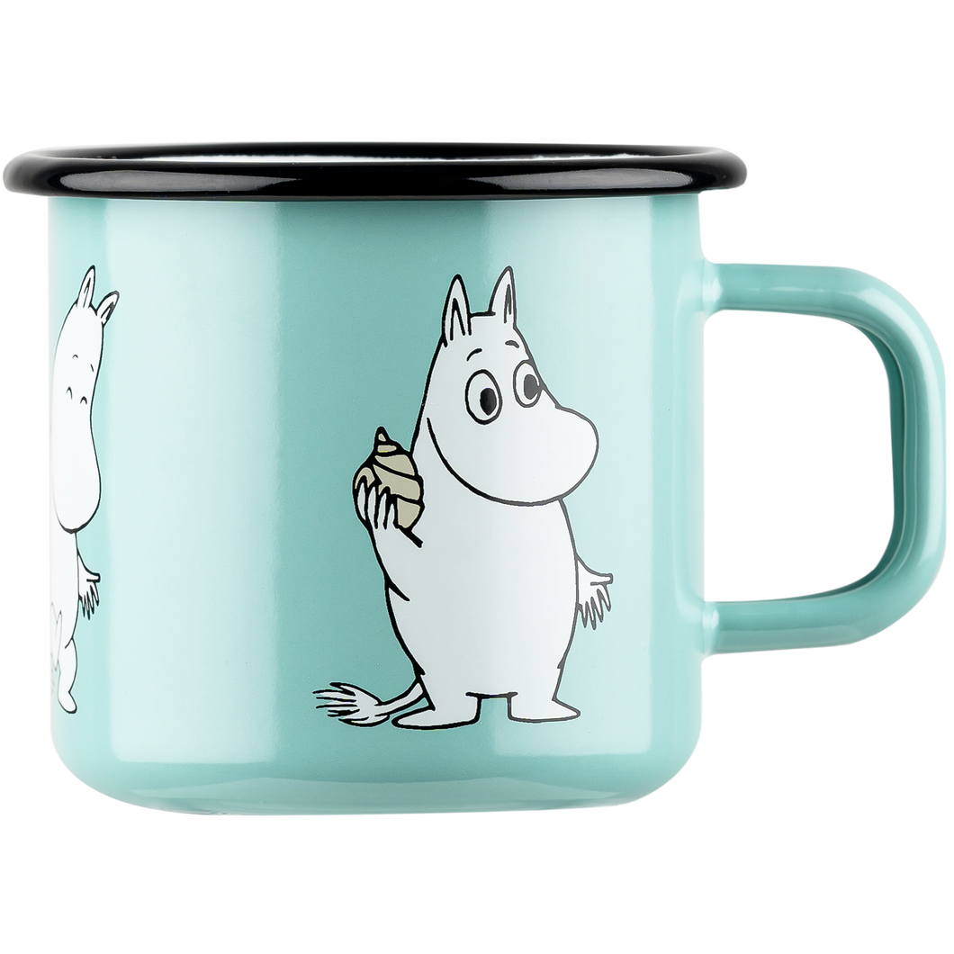 Enamel Mug - Moomintroll Turquoise (3.7dl)