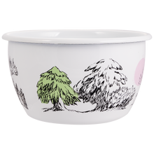 Load image into Gallery viewer, Moomin Enamel Bowl - Just Wandering (2l)
