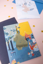 Load image into Gallery viewer, Moomin Hug Card with metal Deco
