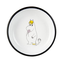 Load image into Gallery viewer, Moomin Enamel Plate - Pink, Snorkmaiden
