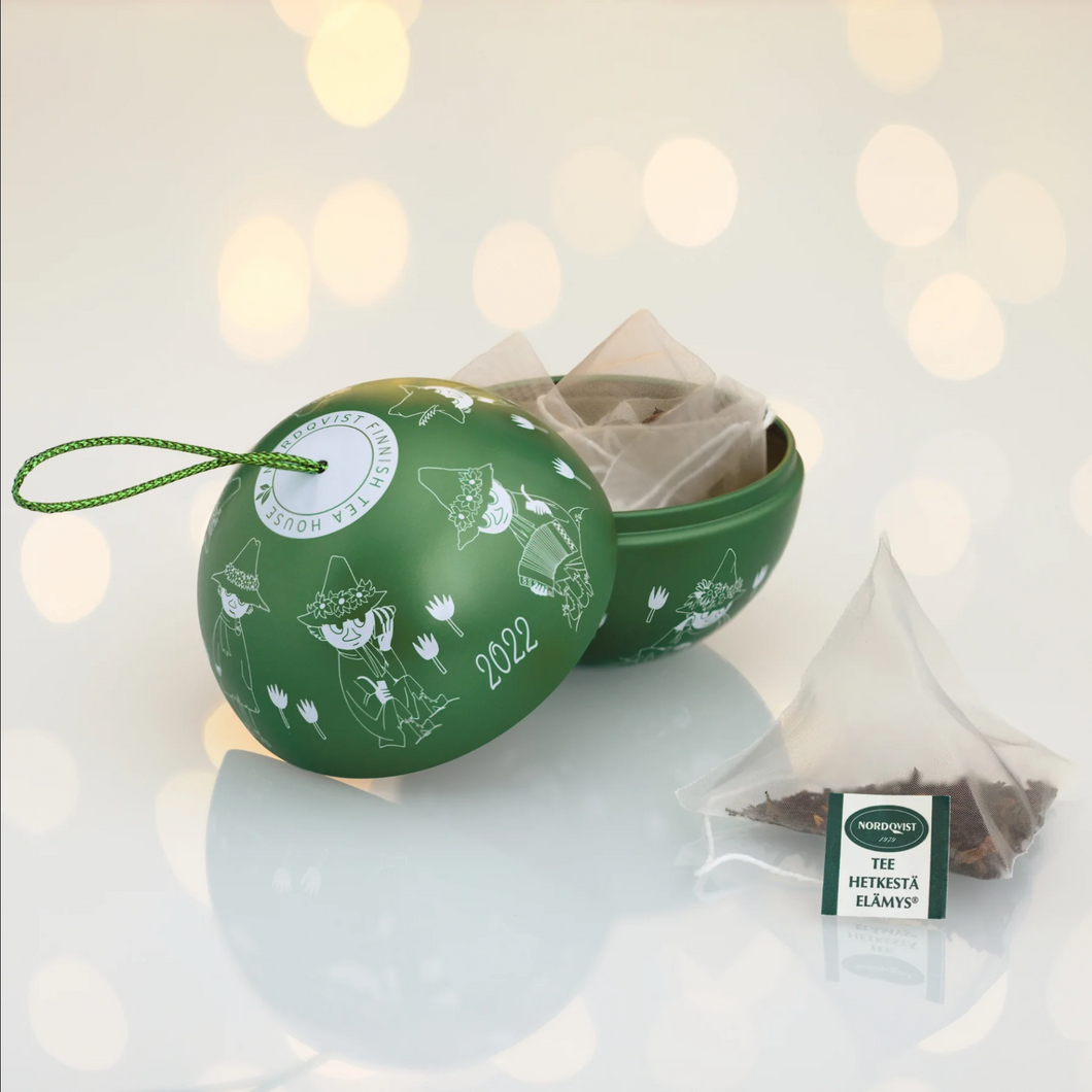 Snufkin Christmas Tea Bauble - Green