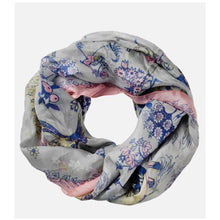 Load image into Gallery viewer, Silk Tube Scarf - Picnic (Grey)
