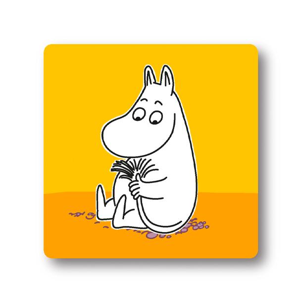 Coaster Moomin Tail Yellow The Moomin Shop London