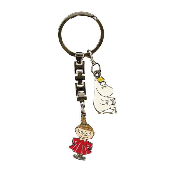 Metal Keyring - Little My and Snorkmaiden