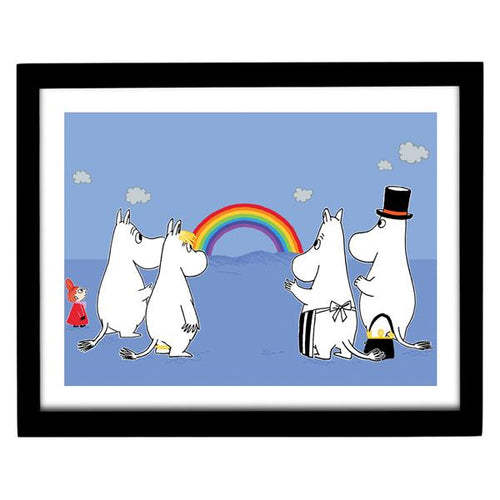 Moomin Art Print - Rainbow