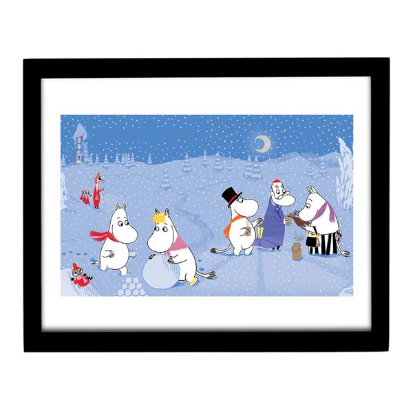 Moomin Art Print - Winter Scene