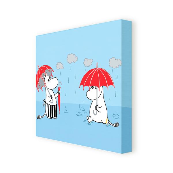 Moomin Canvas Print - Rain