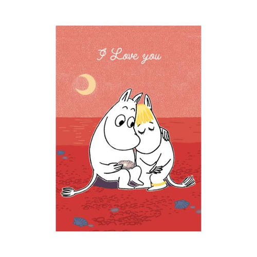 Moomin Card - I Love You/Red