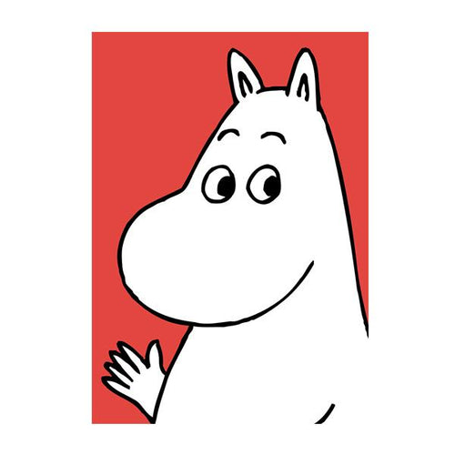 Moomin Card - Moomintroll (Red)