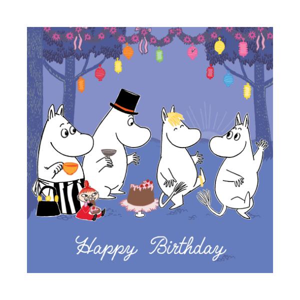 Moomin Card - Party, Square