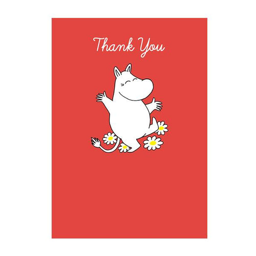 Moomin Card - Thank you (Moomintroll, Red)