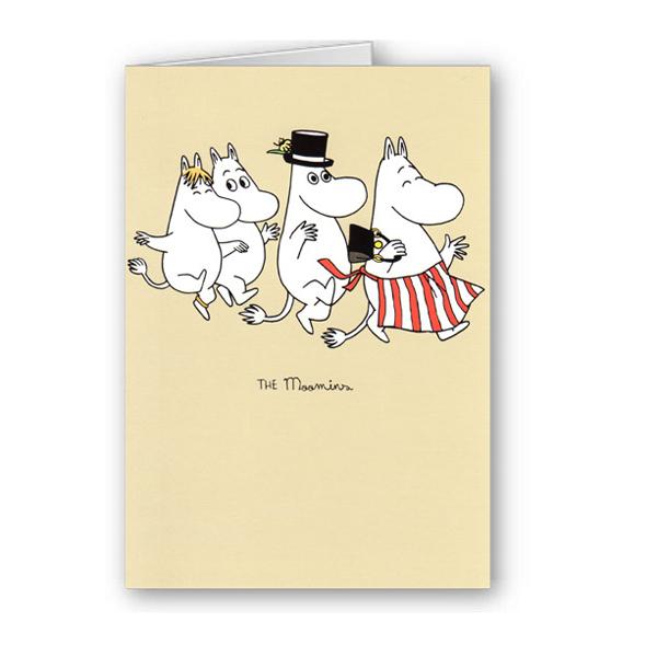 Moomin Card - The Moomins (Cream)