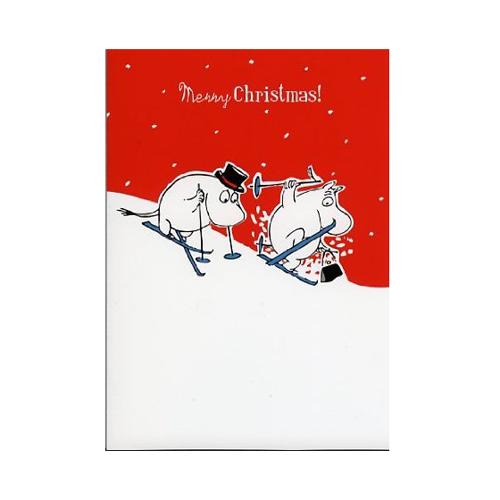 Moomin Christmas Card - Red