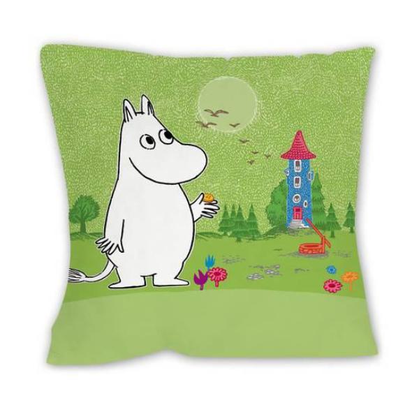 Moomin Cushion - Birthday Button