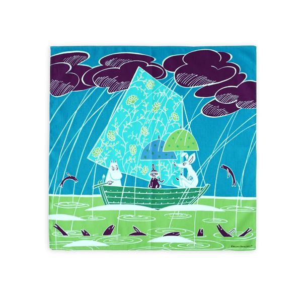 Moomin Handkerchief - Umbrella/Green