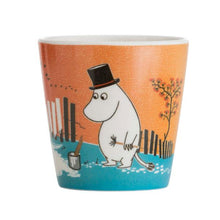 Load image into Gallery viewer, Moomin Melamine Mug – Summer Skies/Orange
