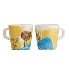 Load image into Gallery viewer, Moomin Melamine Mug – Summer Skies/Yellow
