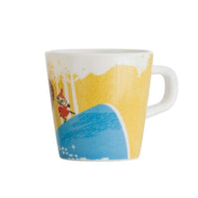 Load image into Gallery viewer, Moomin Melamine Mug – Summer Skies/Yellow
