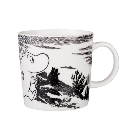 Moomin Mug - Adventure B&W