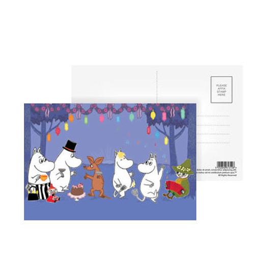 Moomin Postcard - The Party