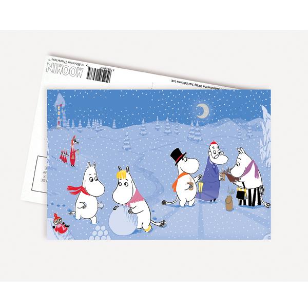 Moomin Postcard - Winter Scene