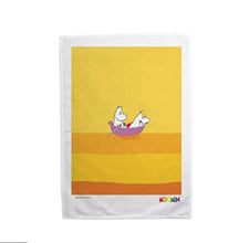 Load image into Gallery viewer, Moomin Tea Towel - Boat, Yellow
