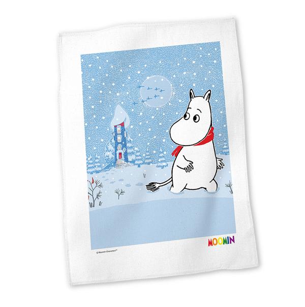 Moomin Tea Towel - Moomin Winter