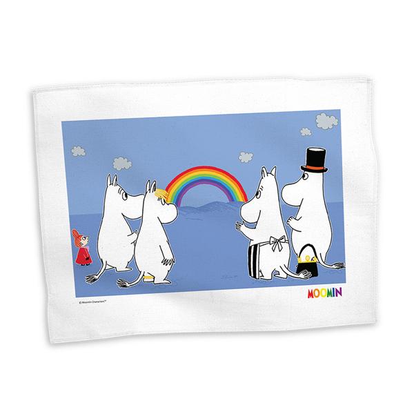 Moomin Tea Towel - Rainbow