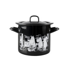 Load image into Gallery viewer, Moomins Enamel Pot - In the Kitchen (1.5L)
