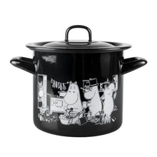 Load image into Gallery viewer, Moomins Enamel Pot - In the Kitchen (3.5L)
