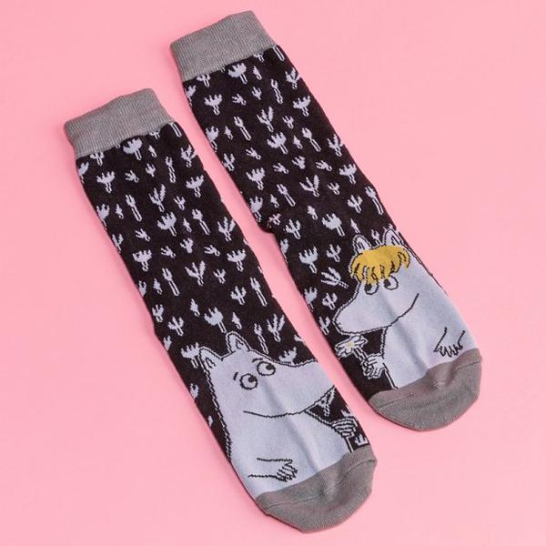 Socks - Moomin & Snorkmaiden Black