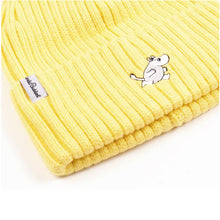 Load image into Gallery viewer, Moomintroll Winter Hat Beanie Adult - Pastel Yellow
