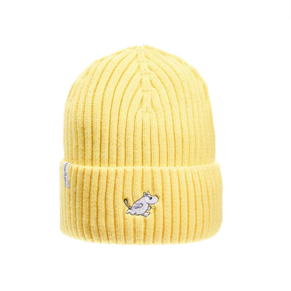 Moomintroll Winter Hat Beanie Adult - Pastel Yellow