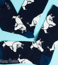 Load image into Gallery viewer, Moomintroll Wondering Men Socks - Blue
